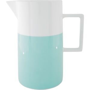 Tiffany & Co. White Fine Bone China Pitcher with Signature Blue Rim. In Box!